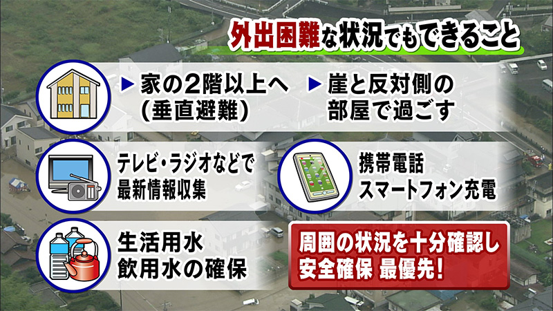 目の前に災害の危険が迫った時...