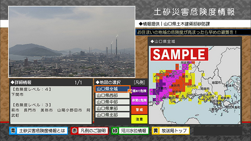 水害の種類と危険度地図情報