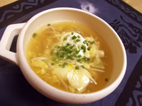 干ししいたけの中華スープ