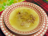 白菜のとろとろスープ