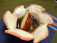 夏野菜の水キムチ