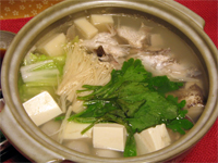 鯛ちり鍋
