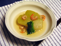 とうがんと干しエビの煮物