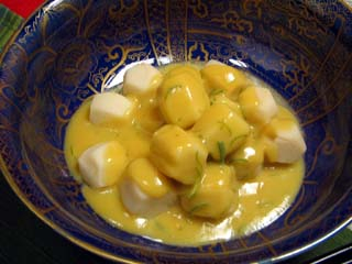 里芋のゆず味噌がけ