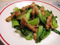 鶏せせりの炒めもの