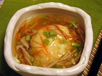 穴子のかぶら蒸し