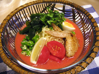トマトで冷やし中華