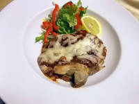グラタン仕立てのチキンステーキ