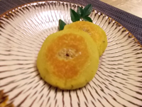 サツマイモの焼きまんじゅう