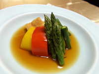 春野菜の焼きびたし