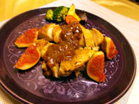 鶏肉ソテー〜いちじくソース〜