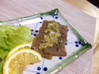コンニャクのタン塩風