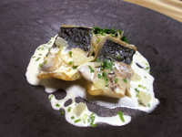 サワラとルッコラのレモンクリーム