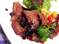 牛肉のポワレ〜バルサミコソース〜