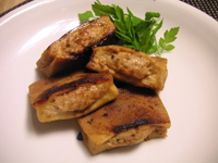 高野豆腐の含め焼き