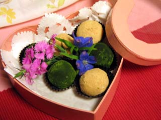 生チョコトリュフ(きな粉・抹茶)