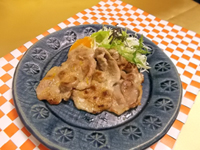 豚のみかん味噌焼き