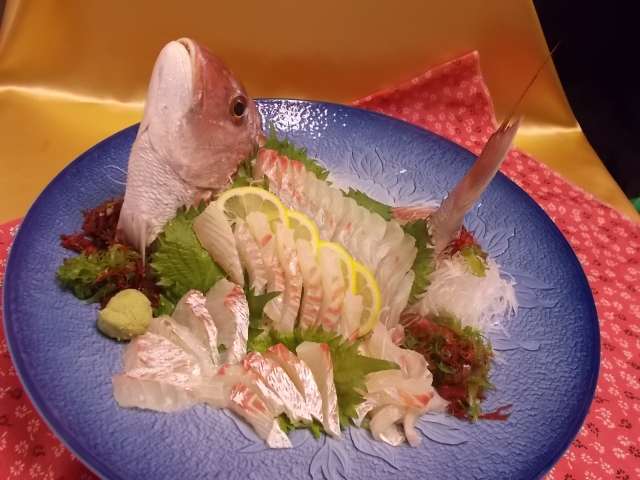 鯛の姿造り