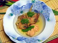 鯛のかぶと揚げ