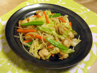 ホタテの野菜炒め