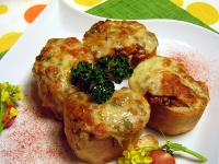 納豆とチーズのトースト