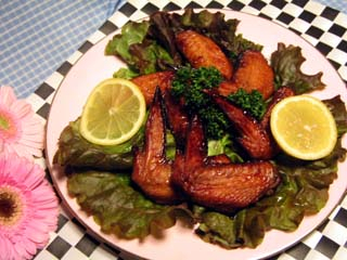 手羽先のワイン焼き