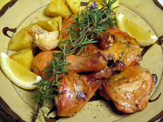鶏肉のローズマリー風味