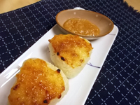 しょうが味噌の焼きおにぎり