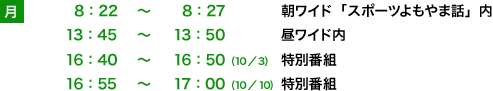 8F22`8F27ChuX|[cܘbv@13F45`13F50Ch@16F40`16F50i10^3jʔԑg16F55`17F00i10^10jʔԑg